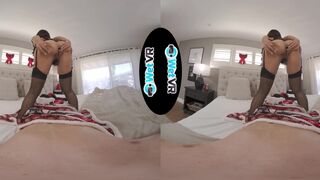 First Anal Scene in VR On Christmas With Lisa Ann