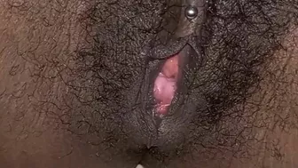 Faphouse - My Hairy Pieced Wet Pussy Contractions Close up