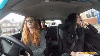 Threesome Driving Lesson
