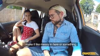 Fake Driving School - Sexy Learners Secretly Fuck In Car