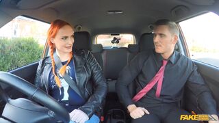 Fake Driving School - Examiner Loves Learners Hairy Pussy