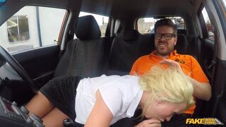 Horny Car Sex For Busty Blonde MILF