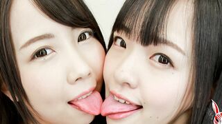Behind the Scenes: Yukari Miyazawa and Kurumi Tamaki's First Meeting - the Thrill of Intense Lesbian Kisses