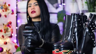 Faphouse - Leather Gloves Fetish Asmr