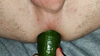 Faphouse - He Likes Big Cucumber in Ass - Vegetable Anal Fuck