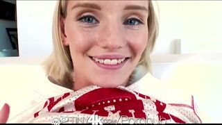 4K HD - Tiny blonde teen fucked by huge cock