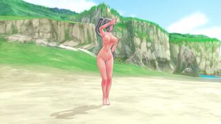 Haku Fukkireta Tropical Beach Nude 3d hentai mmd r18