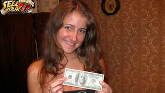 Sell Your GF - Cute Amateur Teen Rockie Cheats On Her Cuckold Boyfriend In The Bed