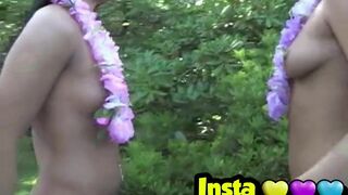 Mandy Chase Bikini exposed breast Photoshoot