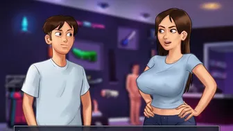 Summertime Saga: Buying Sex Toys, Ended Up With Unexpected Throat Pie