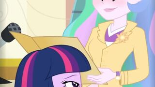 Twilight is Celestia's Favourite Student~! MLP NSFW Animation (MagicalMysticVA Voice)