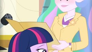 Twilight is Celestia's Favourite Student~! MLP NSFW Animation (MagicalMysticVA Voice)