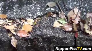 Japanese women furtively taped as they are pissing