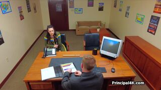 PE teacher milks head teacher at his office