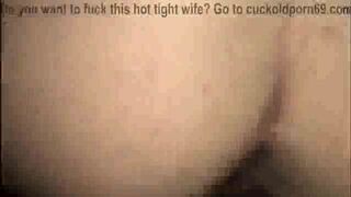 Cuckold - Pale Slutwife Roughly Fucked