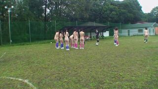 Hot Japanese Girls Nudes Playing Soccer