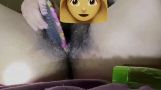 solo girl hairy pussy in pantie