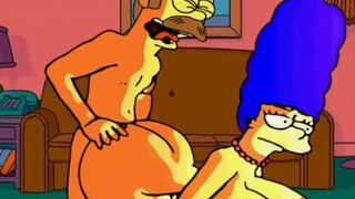 MILF Marge Simpson cheating