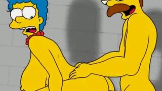 MILF Marge Simpson cheating
