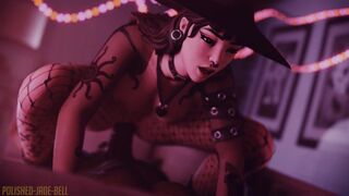 Fortnite Phaedra Cowgirl Riding Dick Creampies and Shaking Squirting Orgasm
