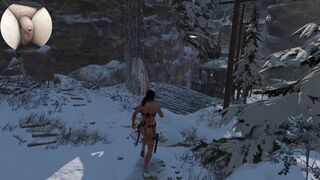 RISE OF THE TOMB RAIDER NUDE EDITION COCK CAM GAMEPLAY #11