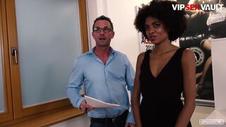 Cute Ebony Luna Corazon Is Ready To Take Big Dick At Casting
