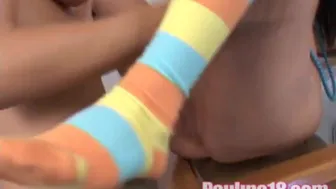 Licked porn video – Premium GFs - Petite Lesbo Licked Out Then Fingers Pussy