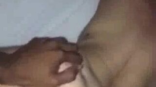 Cheating housewife DP fucked in threeway