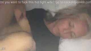 White slut loves his hard black cock