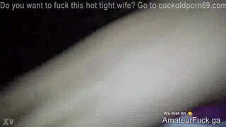 He films his OWN WIFE getting pounded hard by bbc