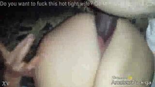He films his OWN WIFE getting pounded hard by bbc