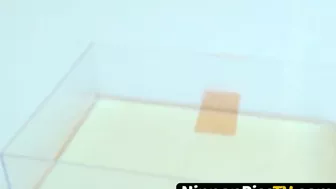 Japanese Beginner Darlings Having A Peeing Challenge