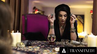 TRANSFIXED - ASMR Trans Fortune Teller Ariel Demure Hard Fucks Hot Tattooed Customer Vanessa Vega