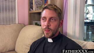 Catholic twink without any protection after cock sucking 69 recovery