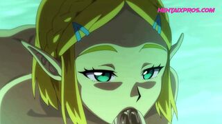 Sexy Blonde ELF DOggystyle ANIME HENTAI