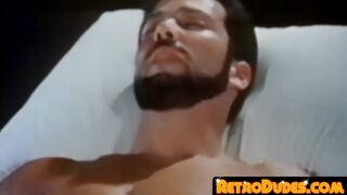 A hot solo masturbation is followed by a sexy vintage jock working out