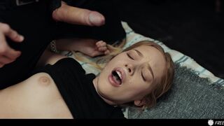 Boss FREEZES Bella Spark To Take Full Control - Creampies Her Tight Pussy And Makes Her Cum