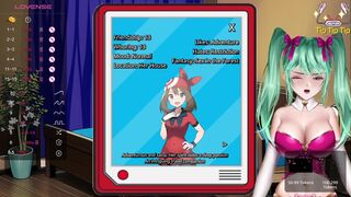 Mystic Vtuber Plays "Lewd Masters" (Pokemon Hentai/Porn Game) Stream Footage~!