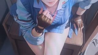 Asuka kazama tekken 8 fap tribute and cumshot