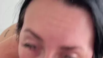 Cheating Girlfriend Gets Facial