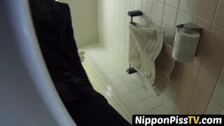 Hot Japanese beginners pissing and stroking off aggregation