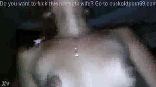 Wifes pussy stretched by BBC in front of her hubby