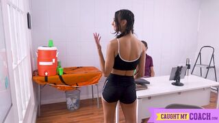 Eliza Ibarra Seduces & Uses her Tight Pussy to Win the Championship with her Coach - S1:E7