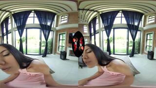 Pretty Latina Removes Her Dress And Fucks VR