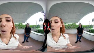 Super Hot threesome With Two Latin Beauties VR