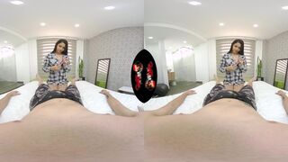 College Student Fucks Before Study VR