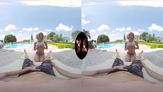 Fucking A Super Tight Hot Latina Poolside