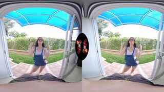 Teen Rubs Oil And Lets You Fuck Her - 5k VR