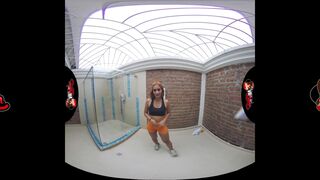 Fitness Babe Rides Her Tight Body On You - 5K VR