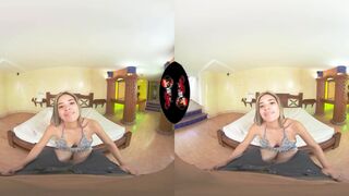 Horny Latin Babe With Big Tits In 5K VR
